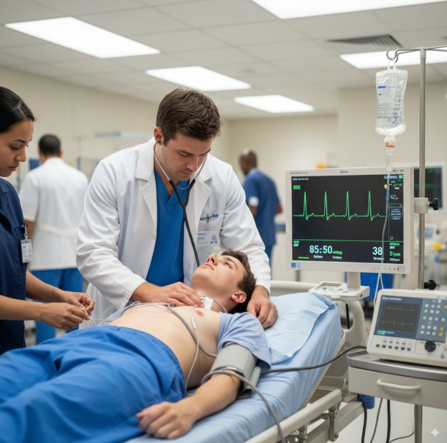 미주신경설신신에서의 치료는 보여주는 이미지