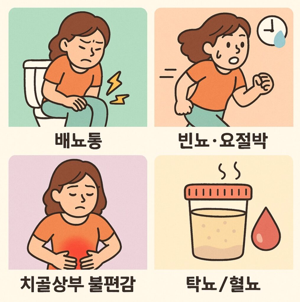 방광염의 증상 이미지