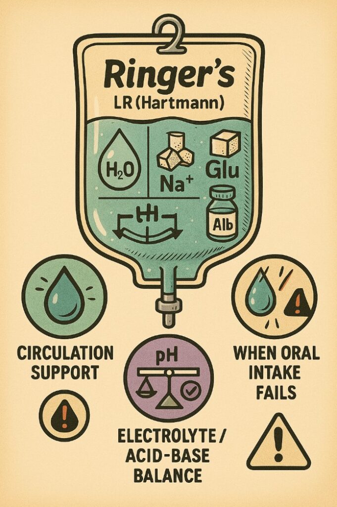 링거수액의 정체에 대한 이미지