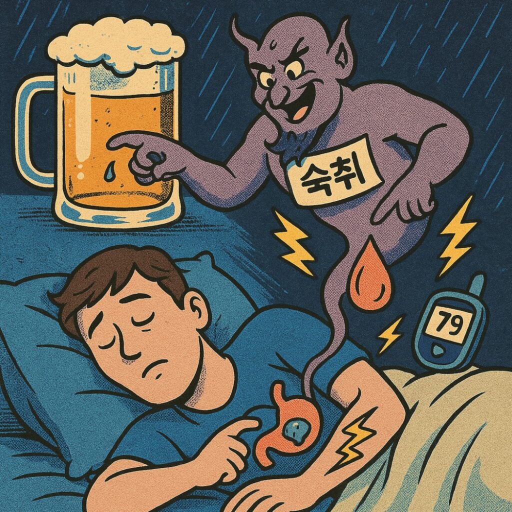 숙취의 정체를 나타내는 이미지