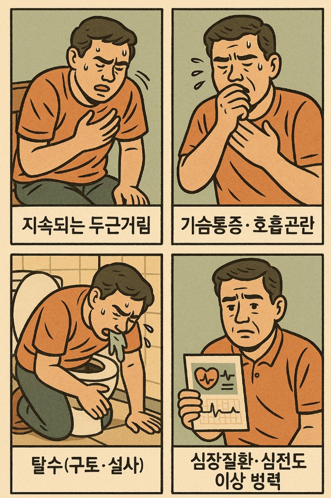 에너지드링크 위험한 증상 4컷만화