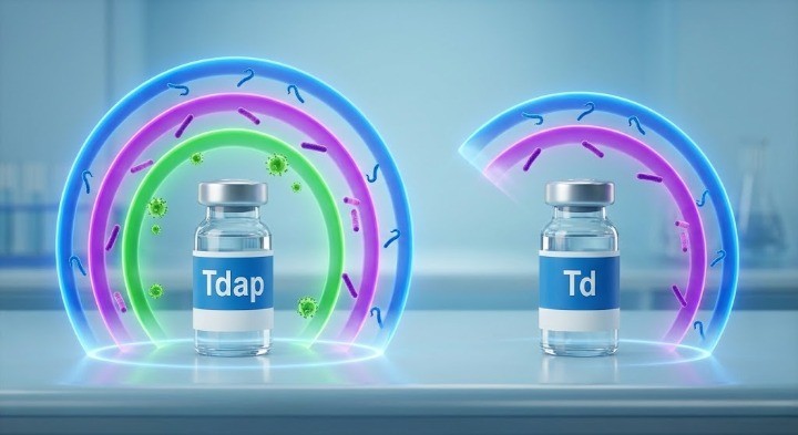 파상풍백신의 방어효과에 대한 이미지
