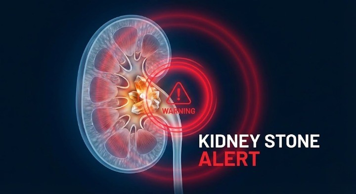 비타민D의 과다복용이 신장결석을 유발할 수 있다는것을 보여주는 이미지