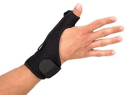 thumb spica splint의 이미지