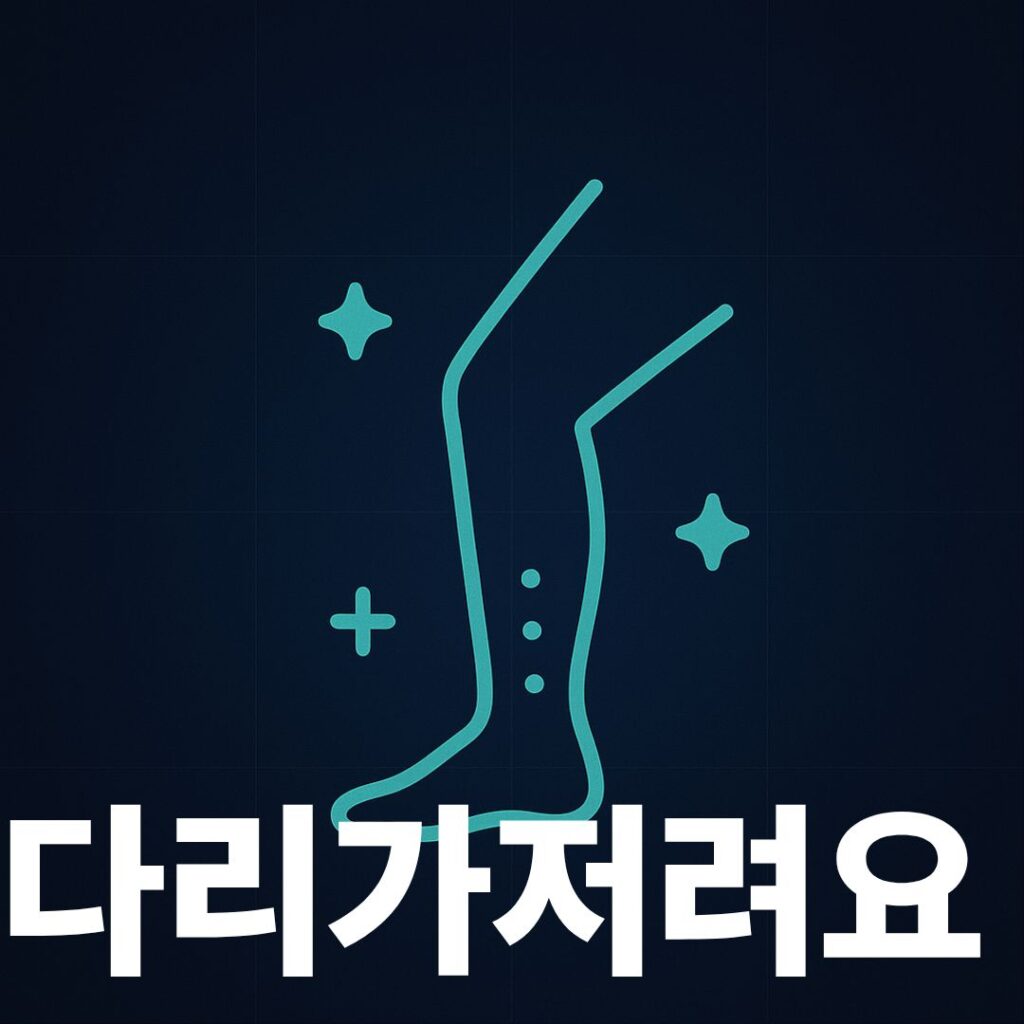 다리가저려요 썸네일이미지