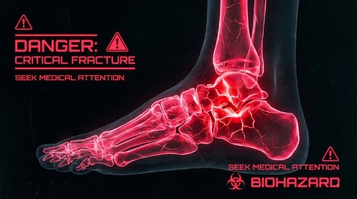 발목염좌가 위험하다는 이미지