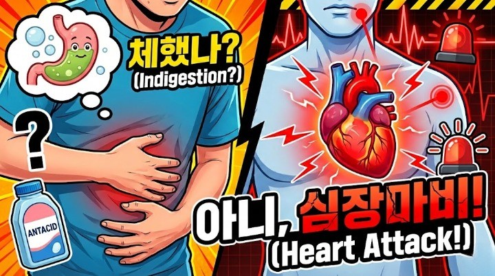심근경색과 소화불량의 대문사진
