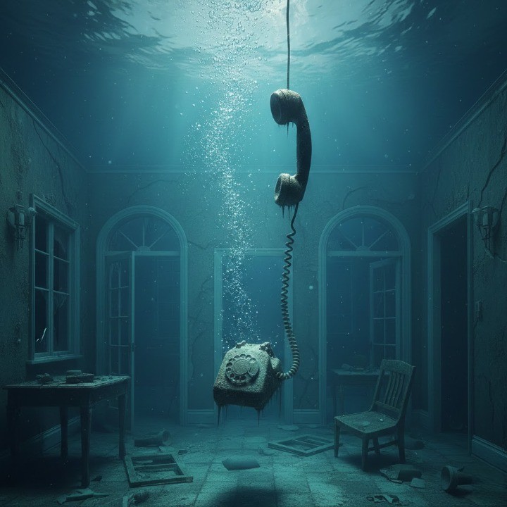 물에 빠져서 꺼져버리기전에 빨리 신고를 하든 응급실로 가야한다는 이미지